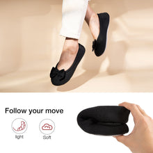 Women's Bow Memory Foam Ballerina Slippers