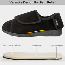 Men's Adjustable Memory Foam Extra Wide Shoes for Diabetic Edema Swollen Feet