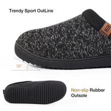 Men's  Fuzzy Wool Elastic Slippers