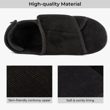 Men's Adjustable Memory Foam Extra Wide Shoes for Diabetic Edema Swollen Feet