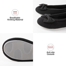 Women's Bow Memory Foam Ballerina Slippers
