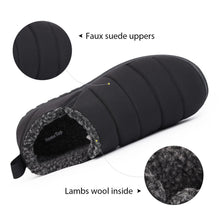 Men's Warm Quilted Ankle Adjustable Slippers