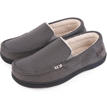 Men's Suede Memory Foam Moccasin Slippers