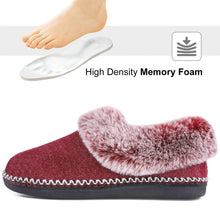Women's Fluffy Wool Faux Fur Loafers Slippers