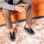 Men's Micro Suede Memory Foam Moccasin Slippers