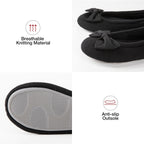 Women's Ballerina Slippers Lightweight Comfy Memory Foam House Shoes