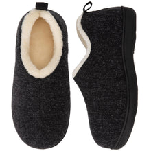 Women's Memory Foam Faux Wool Closed Back Slippers