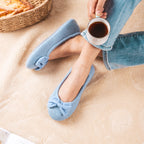 Women's Ballerina Slippers Lightweight Comfy Memory Foam House Shoes