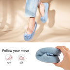 Women's Ballerina Slippers Lightweight Comfy Memory Foam House Shoes