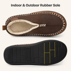 Men's Micro Suede Memory Foam Moccasin Slippers