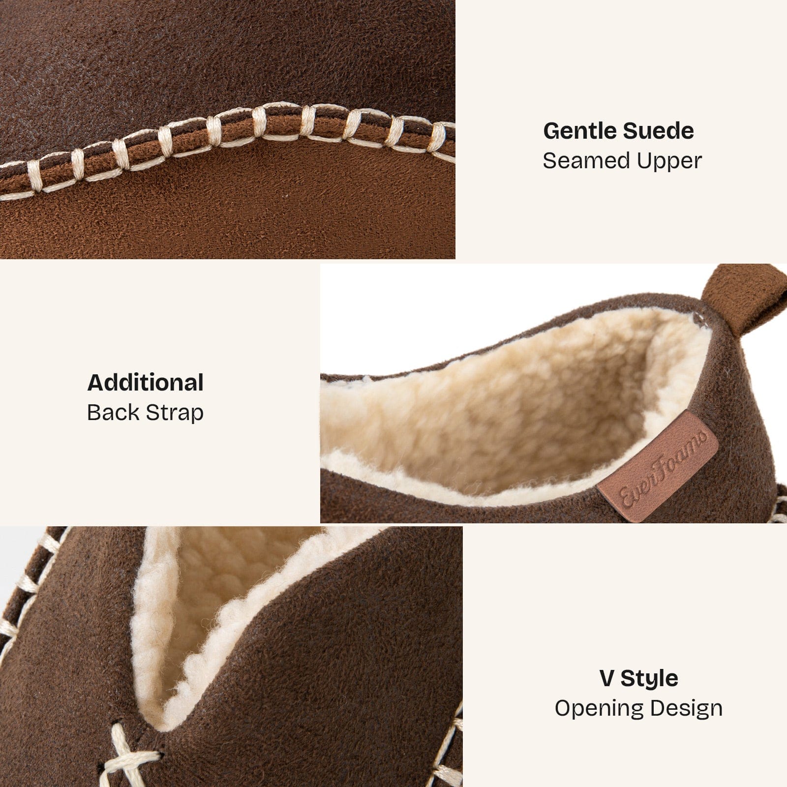 Men's Micro Suede Memory Foam Moccasin Slippers