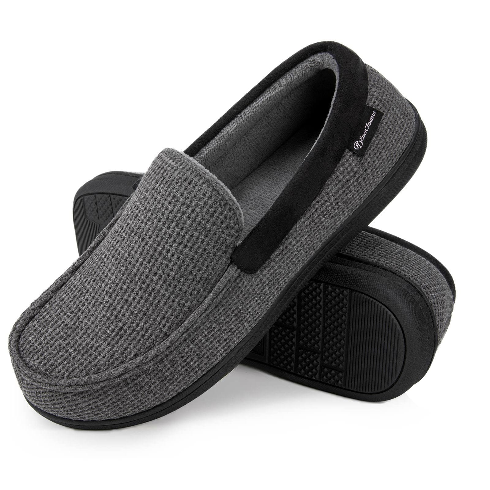 Men's Comfort Memory Foam Moccasin Slippers