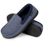 Men's Comfort Memory Foam Moccasin Slippers