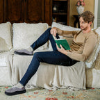 Men's Micro Suede Memory Foam Moccasin Slippers