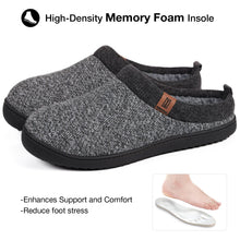 Men's  Fuzzy Wool Elastic Slippers