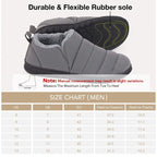 Men's Warm Quilted Memory Foam Ankle Mule Slippers