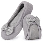 Women's Ballerina Slippers Lightweight Comfy Memory Foam House Shoes