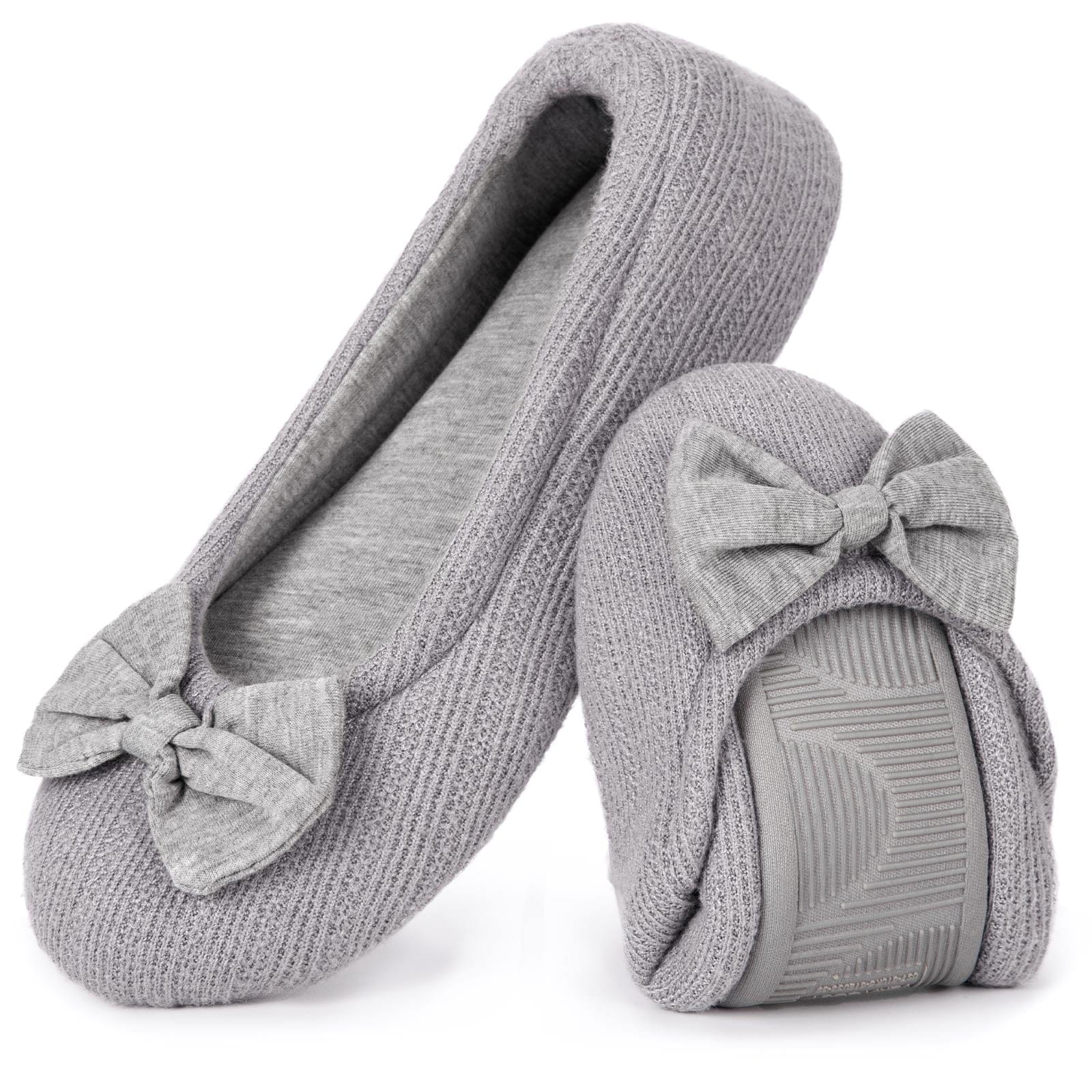 Women's Ballerina Slippers Lightweight Comfy Memory Foam House Shoes