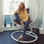 Women's Terry Cloth Satin Ballerina Slippers