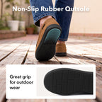 Men's Comfy Suede Memory Foam Moccasin Slippers Warm Sherpa Lining House Shoes