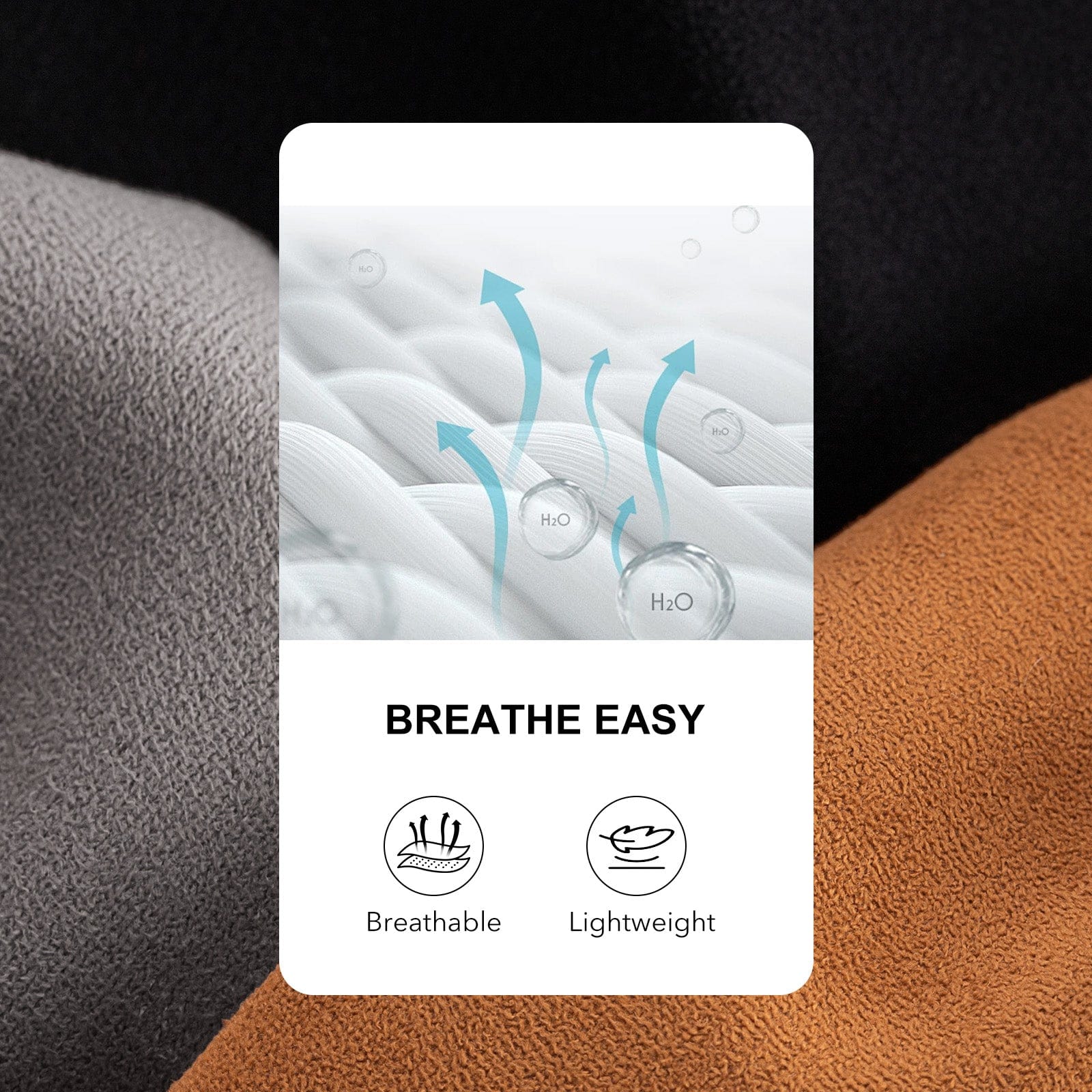 Men's Comfy Suede Memory Foam Moccasin Slippers Warm Sherpa Lining House Shoes