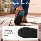 Men's Comfy Suede Memory Foam Moccasin Slippers Warm Sherpa Lining House Shoes