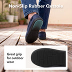 Men's Comfy Suede Memory Foam Moccasin Slippers Warm Sherpa Lining House Shoes