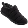 Men's Warm Quilted Memory Foam Ankle Mule Slippers