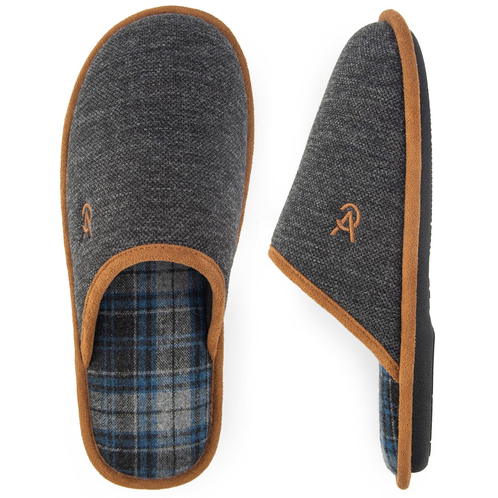 Men's Knitted Scottish Slippers