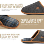 Men's Knitted Scottish Slippers