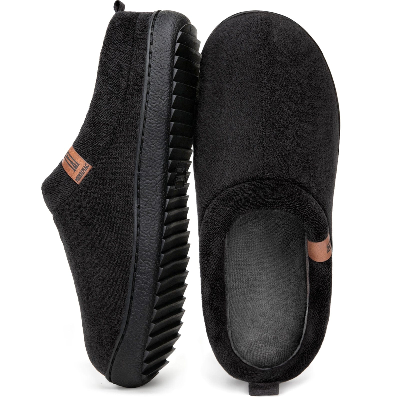 Men's Slip-on Slippers Comfy Memory Foam Non-slip Indoor House Shoes