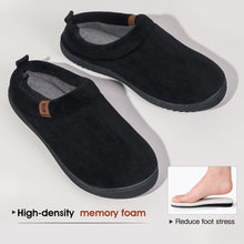 Men's Slip-on Slippers Comfy Memory Foam Non-slip Indoor House Shoes