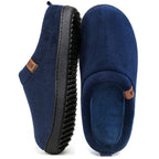 Men's Slip-on Slippers Comfy Memory Foam Non-slip Indoor House Shoes