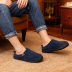 Men's Slip-on Slippers Comfy Memory Foam Non-slip Indoor House Shoes