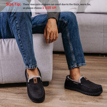Men's Faux Suede Moccasin Slippers