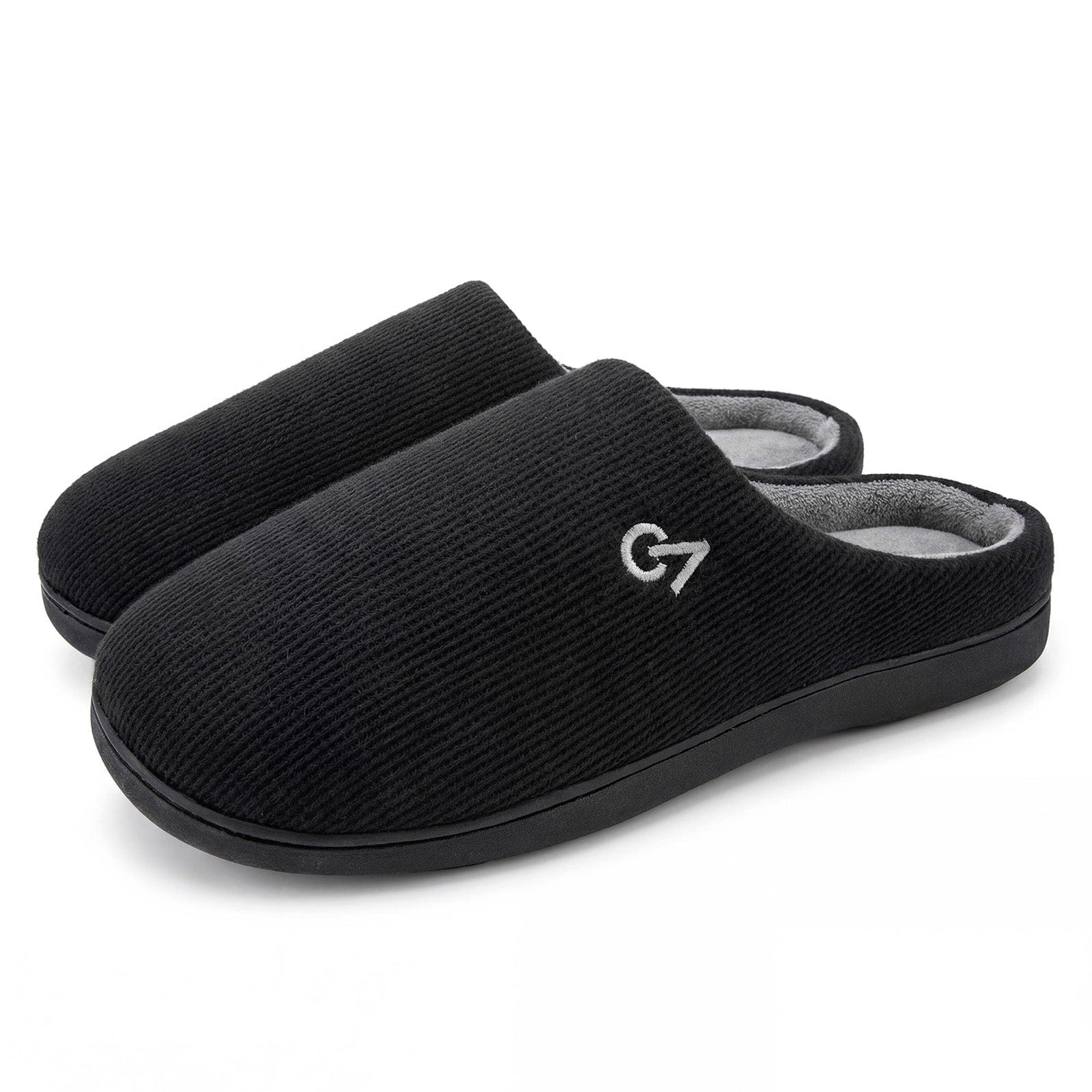Men's Two-Tone Memory Foam Slippers