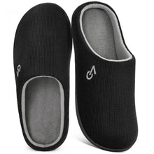 Men's Two-Tone Memory Foam Slippers