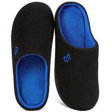 Men's Two-Tone Memory Foam Slippers