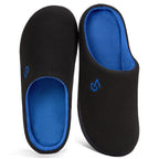 Men's Two-Tone Memory Foam Slippers