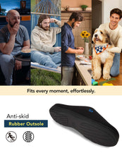 Men's Two-Tone Memory Foam Slippers