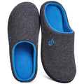 Men's Two-Tone Memory Foam Slippers