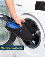 Men's Two-Tone Memory Foam Slippers