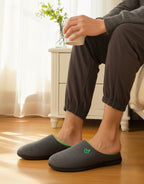 Men's Two-Tone Memory Foam Slippers