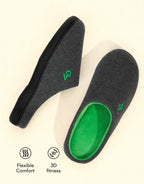 Men's Two-Tone Memory Foam Slippers