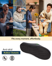 Men's Two-Tone Memory Foam Slippers
