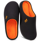 Men's Two-Tone Memory Foam Slippers
