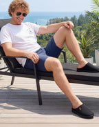 Men's Two-Tone Memory Foam Slippers