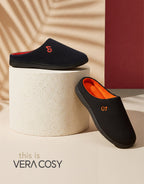 Men's Two-Tone Memory Foam Slippers