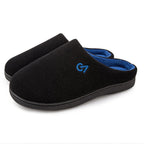 Men's Two-Tone Memory Foam Slippers