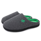 Men's Two-Tone Memory Foam Slippers